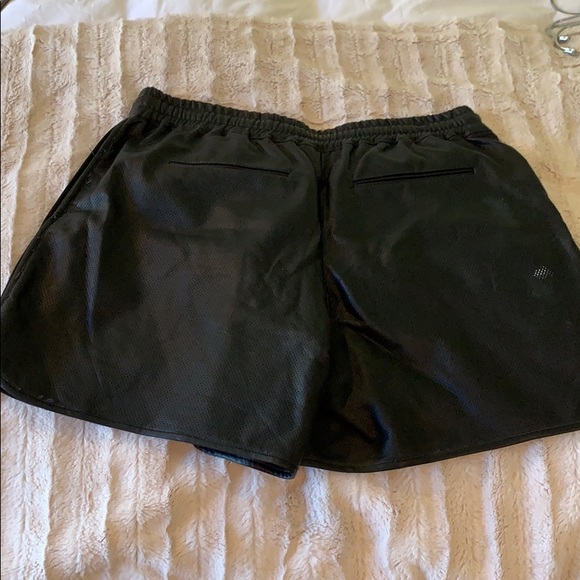 Club Monaco Leather Shorts - Picture 2 of 3